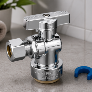 1/2 x 3/8 Compression Angle Stop Valve